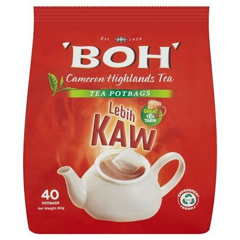 jual boh cameron highlands tea lebih kaw   potbags shopee