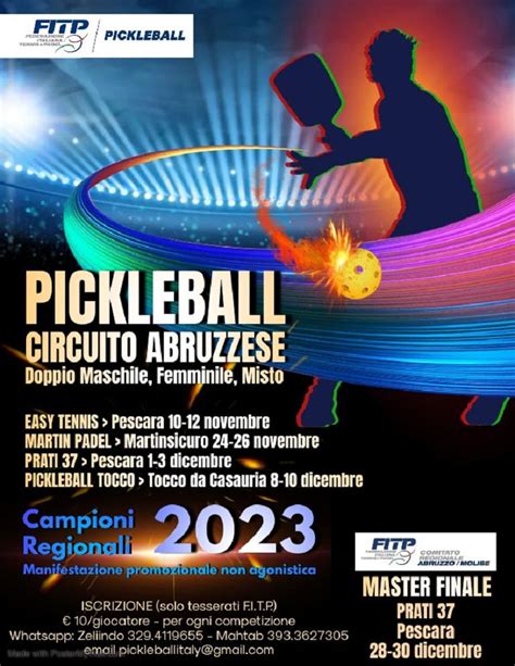 Nasce Il Circuito Del Pickleball Abruzzese