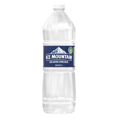 1 Liter Bottled Water | Ice Mountain Spring Water