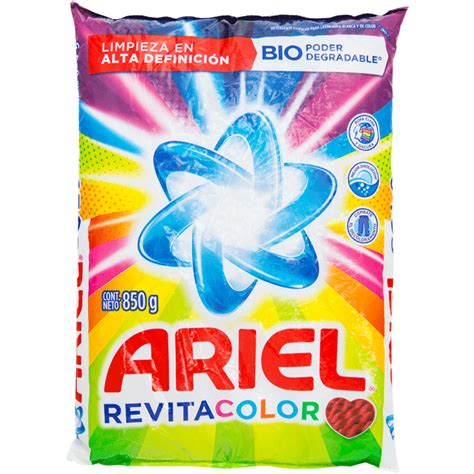 Detergente En Polvo Ariel Revitacolor 850 Gr