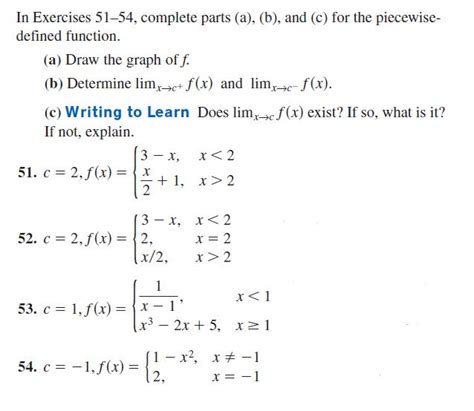 Rhs Ap Calc Ab 2010 11 Limits Graphically And Numerically