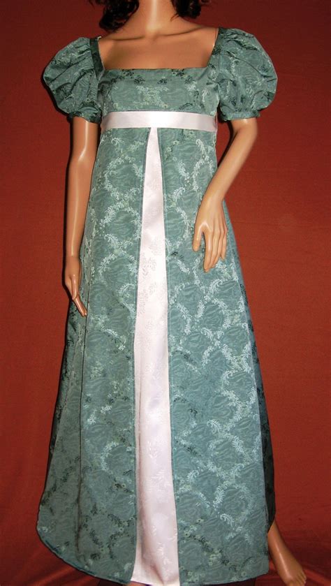 Custom Made Regency Jane Austen Empire Waist Ball Dress Gown Etsy