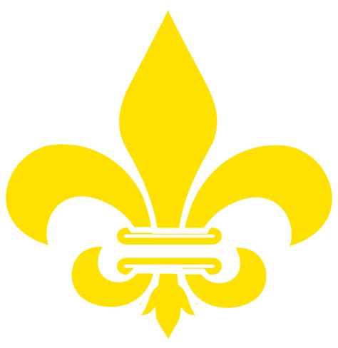 Fleur De Lis Gold With White Clip Art At Clker Vector Clip Art