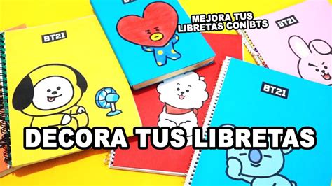 Diy Kpop Decora Tus Libretas De Bts Bt Forra Tus Libretas De Bts