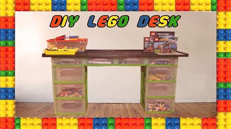 Diy Lego Desk Youtube