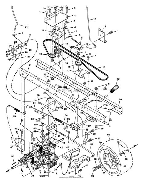 Lawn Mower Diagram Parts