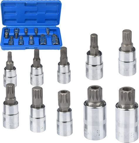 Dakcos Pcs Spline Socket Set M Type M M For Drive