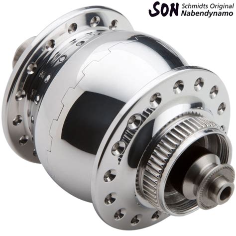 Son Disc Qr Center Lock Dynamo Hub Blue