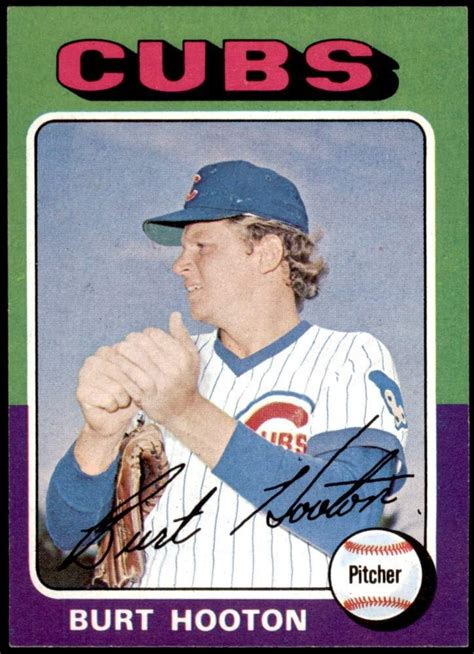 Amazon 1975 Topps 176 Burt Hooton Chicago Cubs Baseball Card