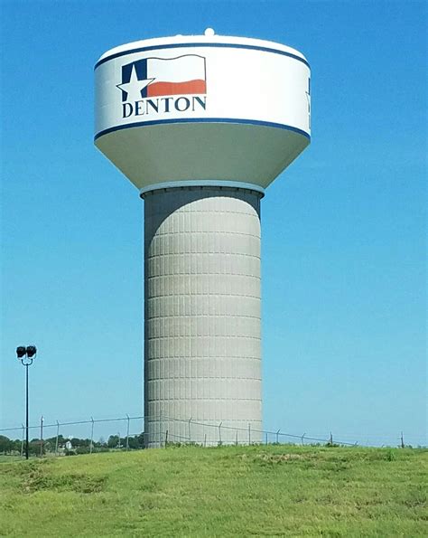 Denton Tx Water Tower Texas Water Tower