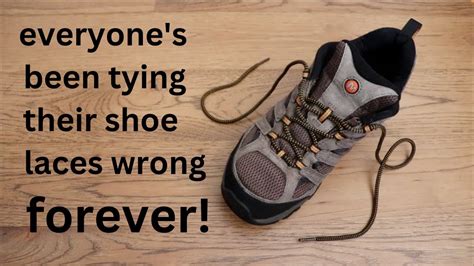 Everyone S Been Tying Their Shoe Laces Wrong Forever YouTube