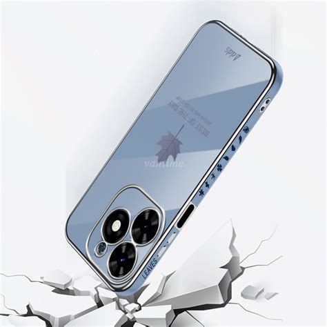 For Tecno Spark Go 2024 Spark 20c Spark 20 Case 6d Plating Frame Shiny Bling Back Camera