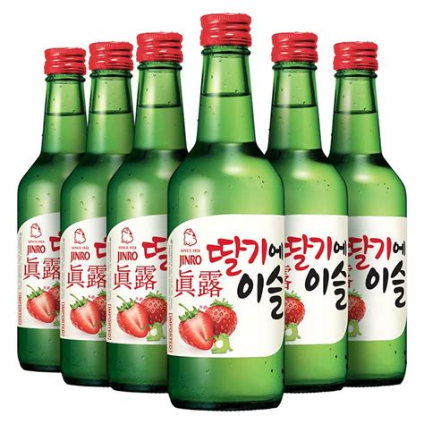 13度韩国进口真露草莓味利口酒360ml（6瓶）【价格 品牌 图片 评论】 酒仙网