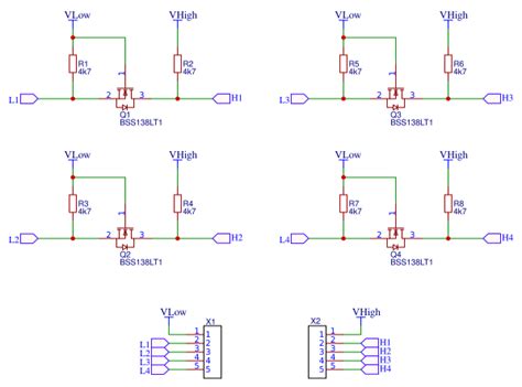 Bidirectional Level Shifter Rev A Oshwlab