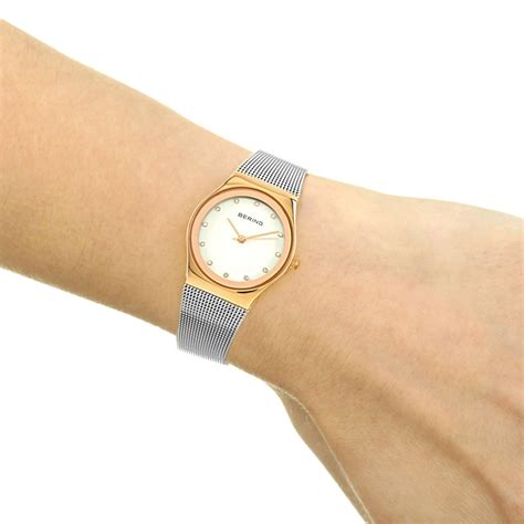 Reloj Bering Mujer Clasico De Malla