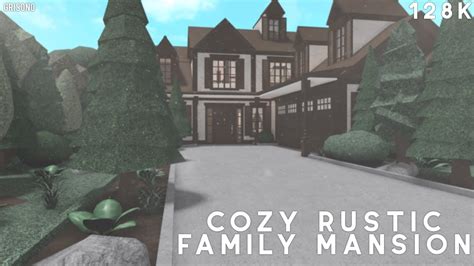 Rustic Mansions On Bloxburg Tutorial