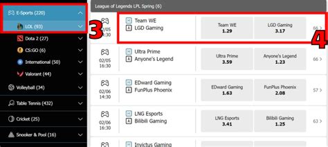 Esports Betting League Of Legends No 1 LOL Tutorial In 2024