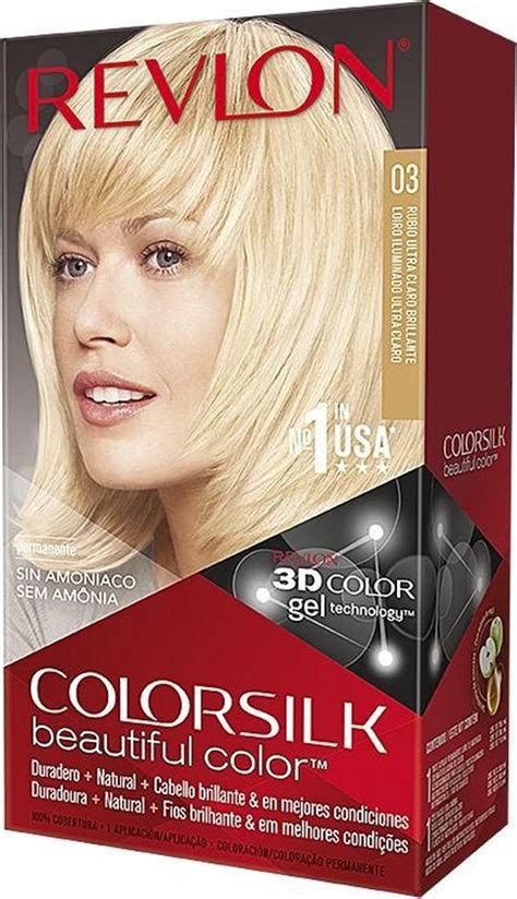 Dye No Ammonia Colorsilk Revlon Ultra Light Natural Blonde Bol