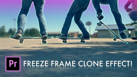 How To Freeze Frame Clone Trail Effect In Adobe Premiere Pro