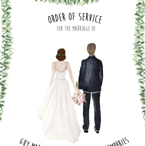 Wedding Couple Illustration