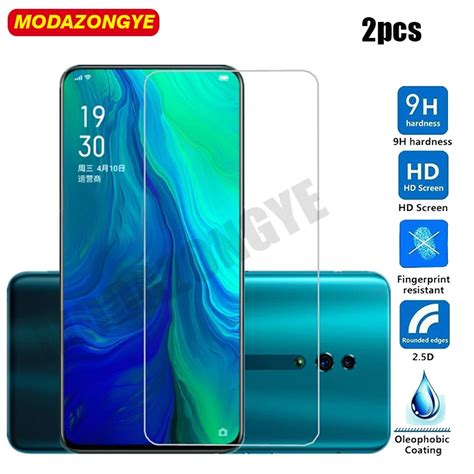 Pcs Tempered Glass Oppo Reno Glass Screen Protector Oppo Reno X