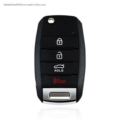 4 Buttons 433Mhz Keyless Entry Fob Smart Car Remote Key For 2016