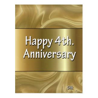 Happy 4th Anniversary Cards - Greeting & Photo Cards | Zazzle