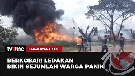 Gudang Bbm Ilegal Terbakar Di Ogan Ilir Warga Panik Dengar Letusan