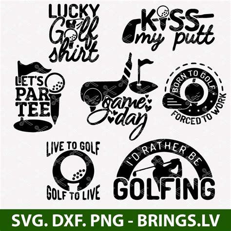 Golf Svg Cut File Golf Svg Bundle Golf Player Svg Golf Png File