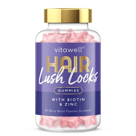 Vitawell Hair Lush Locks Gummies Vitawell Vitamins