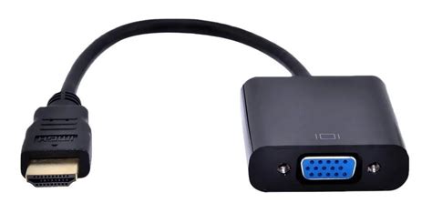 Cabo Adaptador Conversor Hdmi Para Vga Sa Da P De Udio R