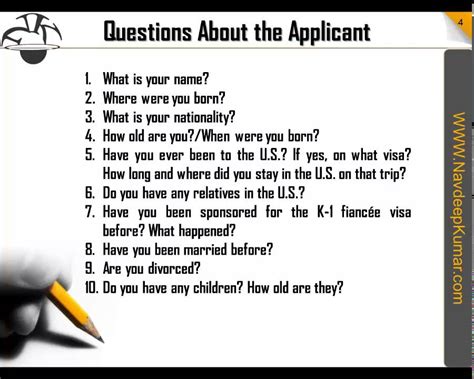 K1 Visa Interview Questions And Answers K1 Visa Interview Qu