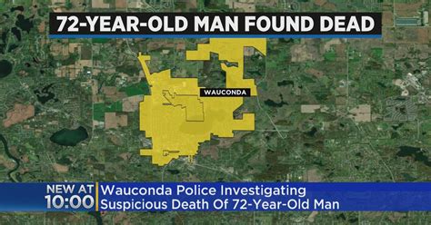 72 Year Old Man Found Dead In Pool Of Blood In Wauconda Cbs Chicago