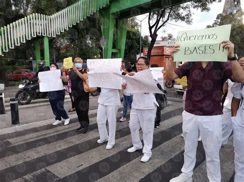 Personal De Salud De Cdmx Protesta Para Exigir Basificación Grupo Milenio