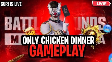 Bgmi Every Match Chicken Dinner Challenge Bgmilive Youtube Bgmi