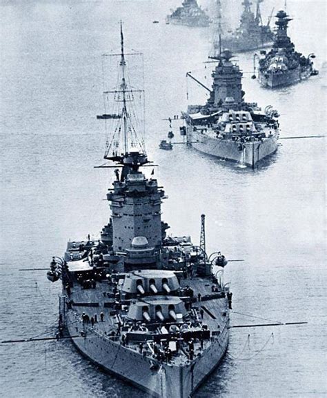 What a company! Nelson-class battleships HMS Nelson (28), HMS Rodney ...