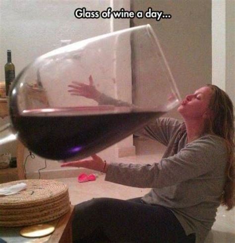 30 Of Today’s Best Pics And Memes One Glass Of Wine Wine Meme Big Wine Glass