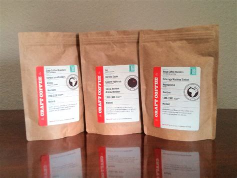 My First Shipment from Craft Coffee Has Arrived - Patshead.com Blog