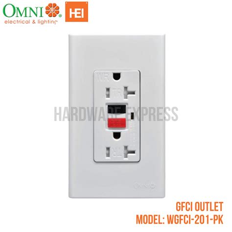 Omni Gfci Outlet Duplex Safety Outlet A V Wgfci Dgfci