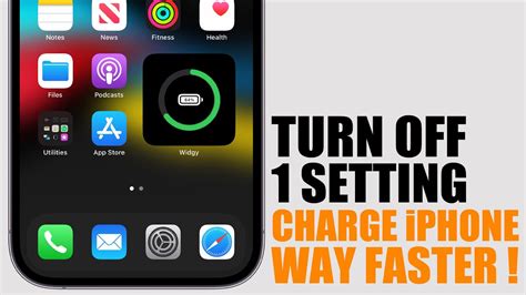 Turn Off This Ios Setting To Charge Iphone Faster Youtube