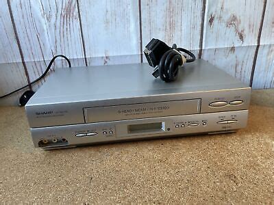 Sharp Vc Mh Vcr Vhs Video Cassette Recorder Player Pal Ep Head