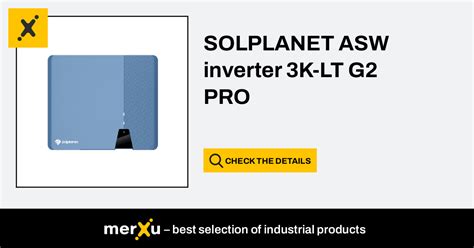 Solplanet ASW Inverter 3K LT G2 PRO MerXu