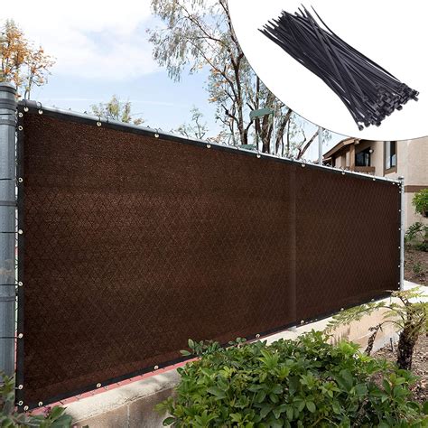 Snapklik Royal Shade X Brown Fence Privacy Screen Windscreen