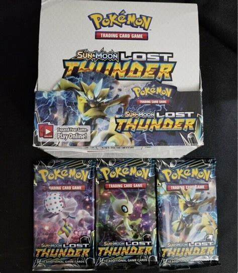 Pokémon Tcg Sun And Moon Lost Thunder Booster Box Ebay