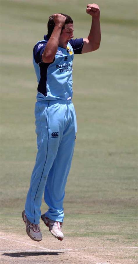 Roelof Van Der Merwe Celebrates One Of His Four Wickets Espncricinfo