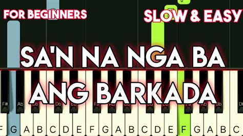 Apo Hiking Society Sa N Na Nga Ba Ang Barkada Slow Easy Piano