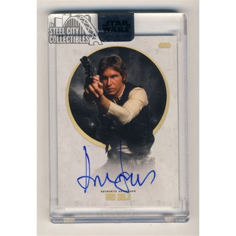 Harrison Ford Han Solo 2017 Topps Star Wars Stellar Signatures