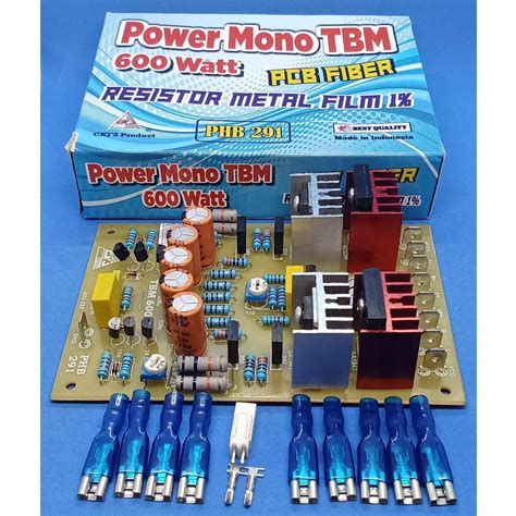 Jual KIT DRIVER POWER AMPLIFIER 600 WATT MONO TBM Shopee Indonesia