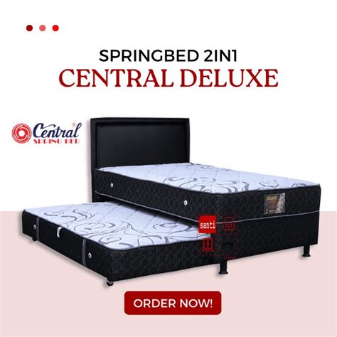 Springbed Central Deluxe In Set Santi Mebel Jogja