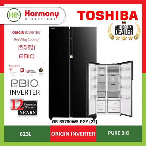 OFFER FREE DELIVERY INSTALL KL TOSHIBA GR RS780WE PGY 22 623L Side